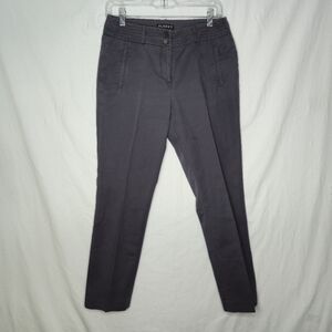 Planet Ladies Pants Trousers Gray With Zip And Snap Front Closure Size 6